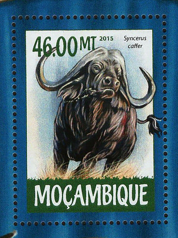 Buffalos Stamp Syncerus Caffer Souvenir Sheet MNH #7955