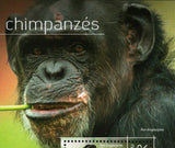 Chimpanzees Stamp Pan Troglodytes Souvenir Sheet MNH #2579 / Bl.256