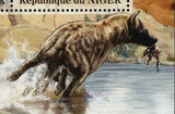 Hyenas Stamp Crocuta Crocuta Wild Animal Souvenir Sheet MNH #2109-2112