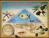 Fauna Fish Stamp Paracanthurus Hepatus Souvenir Sheet MNH