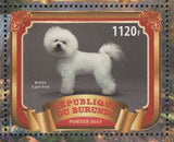 Burundi Dogs Stamp Breeds Berger Terrier Souvenir Sheet of 6 MNH