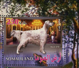 Dog English Setter Japanese Akita Swiss Souvenir Sheet of 4 Stamps Mint NH