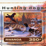 Hunting Dog Stamp Greyhound Springer Spaniel Beagles Laika S/S of 6 Stamps MNH