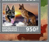 Dog Domestic Animal Husky Dalmatian German Shepard Buldog S/S of 6 Stamps MNH
