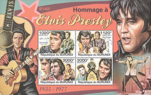 Elvis Presley Singer Artist Pop Star Actor Famous People Celebrities MNH