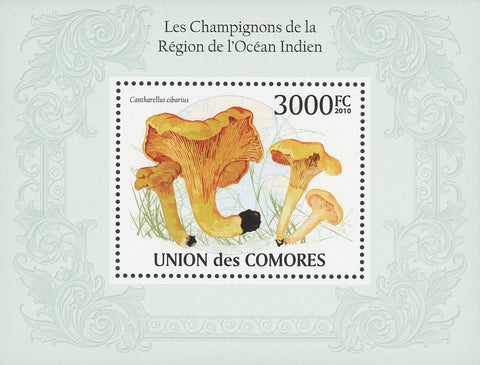 Indian Ocean Mushrooms Souvenir Sheet Mint NH