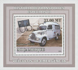 Special Transport Emergency Ford Kaiser Ambulance Mini Sov. Sheet MNH