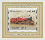 Rail Transport Vapor Train LMS Compound Mini Sov. Sheet MNH