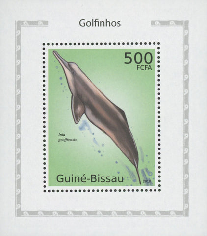 Dolphins Amazon River Mini Souvenir Sheet Mint NH