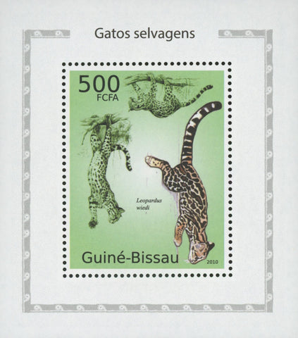 Wild Cats Stamp Margay Mini Sov. Sheet MNH