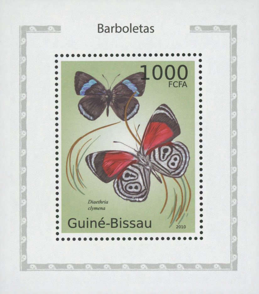 Butterflies Stamp Cramer's Eighty-eights Mini Souvenir Sheet MNH