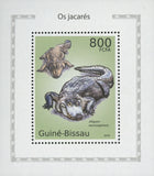 Alligators Stamp Reptile Mississippiensis Reptiles Miniature Sov. Sheet MNH