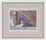 Space Flight Ares V Mini Sov. Sheet MNH