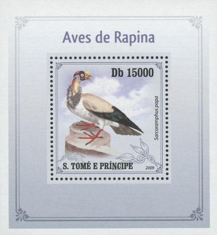 Birds of Prey Sarcoramphus Mini Sov. Sheet MNH