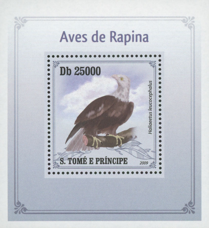 Birds of Prey Haliaeetus Mini Sov. Sheet MNH