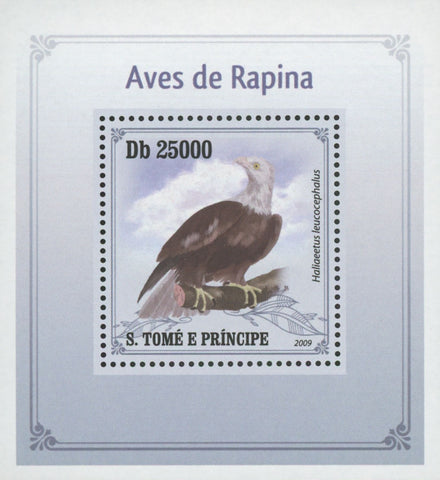 Birds of Prey Haliaeetus Mini Sov. Sheet MNH