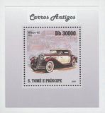 Antique Cars Wikov 40 Mini Sov. Sheet MNH