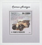 Antique Cars Tatra T11 Mini Sov. Sheet MNH