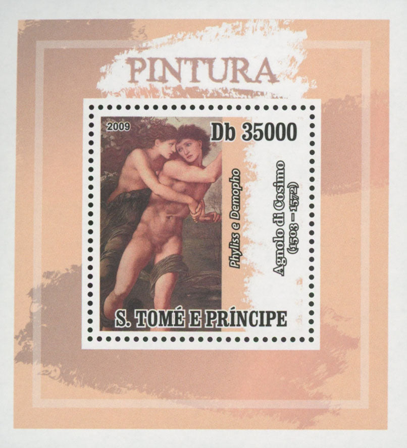 Paintings Agnolo di Cosimo Mini Sov. Sheet MNH