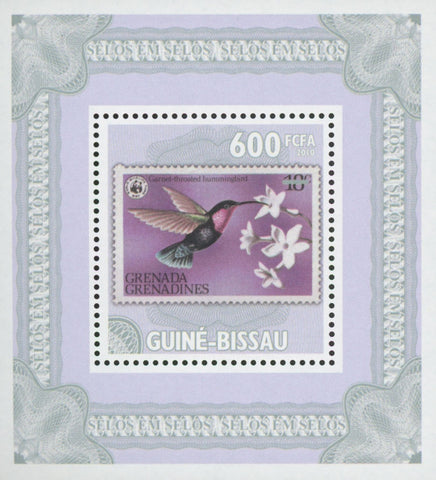 Stamp in Stamp Australia Bird Mini Sov. Sheet MNH