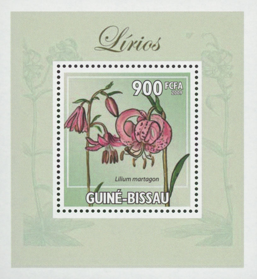 Lilies Martagon Flower Plant Mini Sov. Sheet MNH