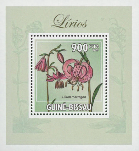 Lilies Martagon Flower Plant Mini Sov. Sheet MNH