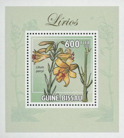 Lilies Parryi Flower Plant Mini Sov. Sheet MNH