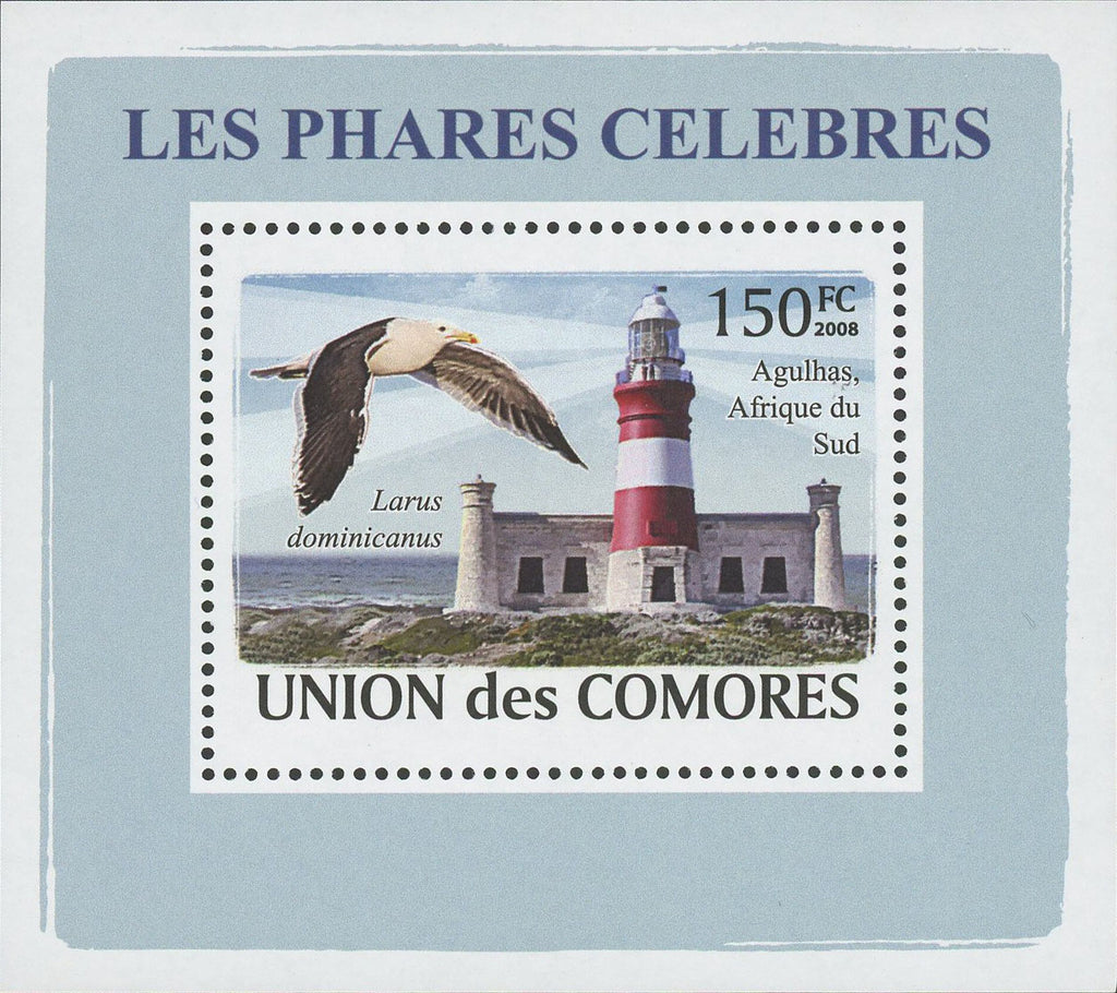 Famous Lighthouses Seagull Aghulas Mini Sov. Sheet MNH