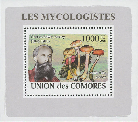 Mycologist Charles Edwin Bessey Fungi Mushrooms Mini Sov. Sheet MNH