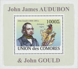 John Gould Astrapia Nigra Bird Mini Sov. Sheet MNH