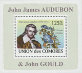 John Gould Corvus Cristatus Bird Mini Sov. Sheet MNH