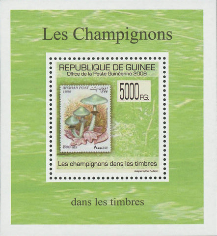 Stamp in a Stamp Mushrooms Mini Sov. Sheet MNH