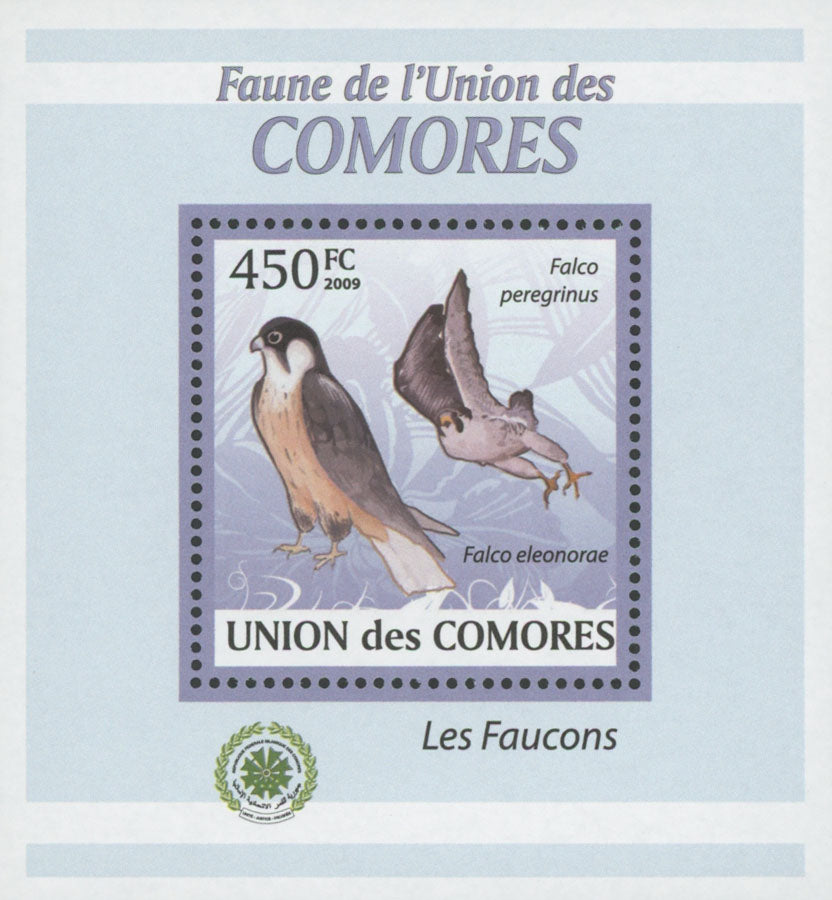 Falcons Stamp Peregrinus Birds Mini Sov. Sheet MNH