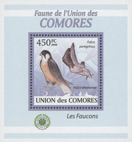Falcons Stamp Peregrinus Birds Mini Sov. Sheet MNH