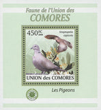 Pigeons Streptopelia Capicola Birds Mini Sov. Sheet MNH
