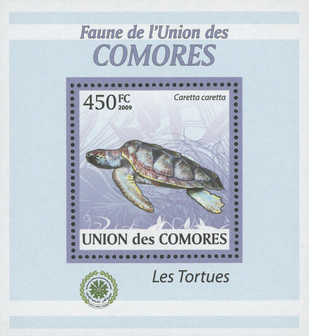 Turtles Caretta Caretta Mini Sov. Sheet MNH