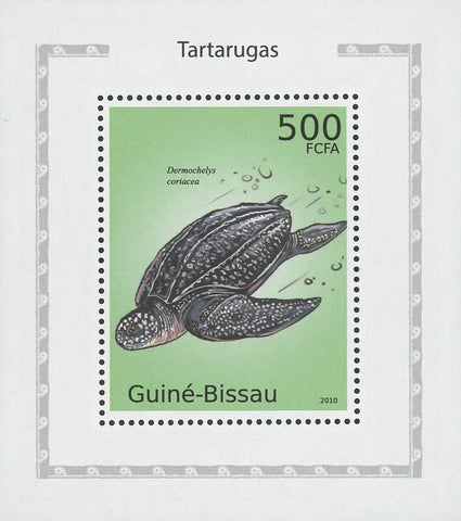 Turtles Dermochelys Coriacea Mini Sov. Sheet MNH