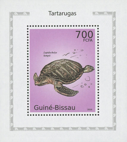 Turtles Lepidochelys Kempii Mini Sov. Sheet MNH