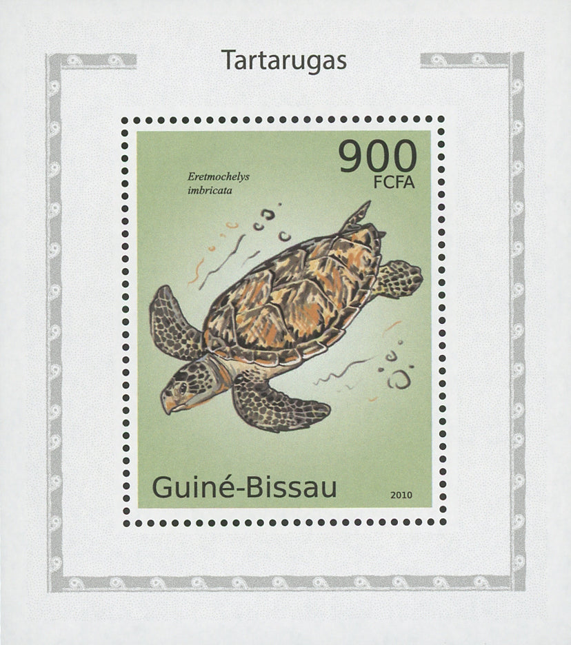 Turtles Eretmochelys Imbricata Mini Sov. Sheet MNH