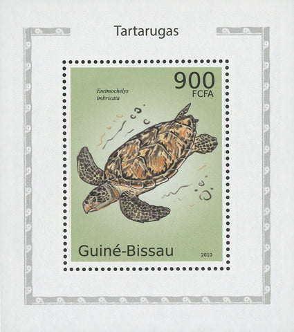Turtles Eretmochelys Imbricata Mini Sov. Sheet MNH