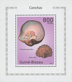 Seashells Ostrea Edulis Mini Sov. Sheet MNH