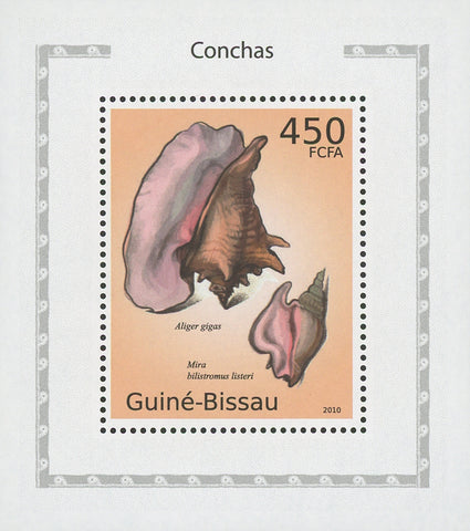 Seashells Aliger Gigas Mini Sov. Sheet MNH