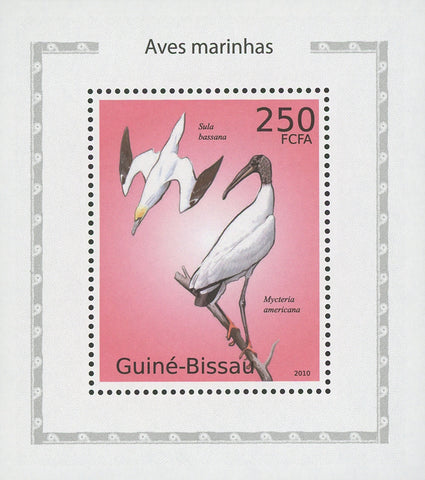 Sea Birds Sula Bassana Mini Sov. Sheet MNH