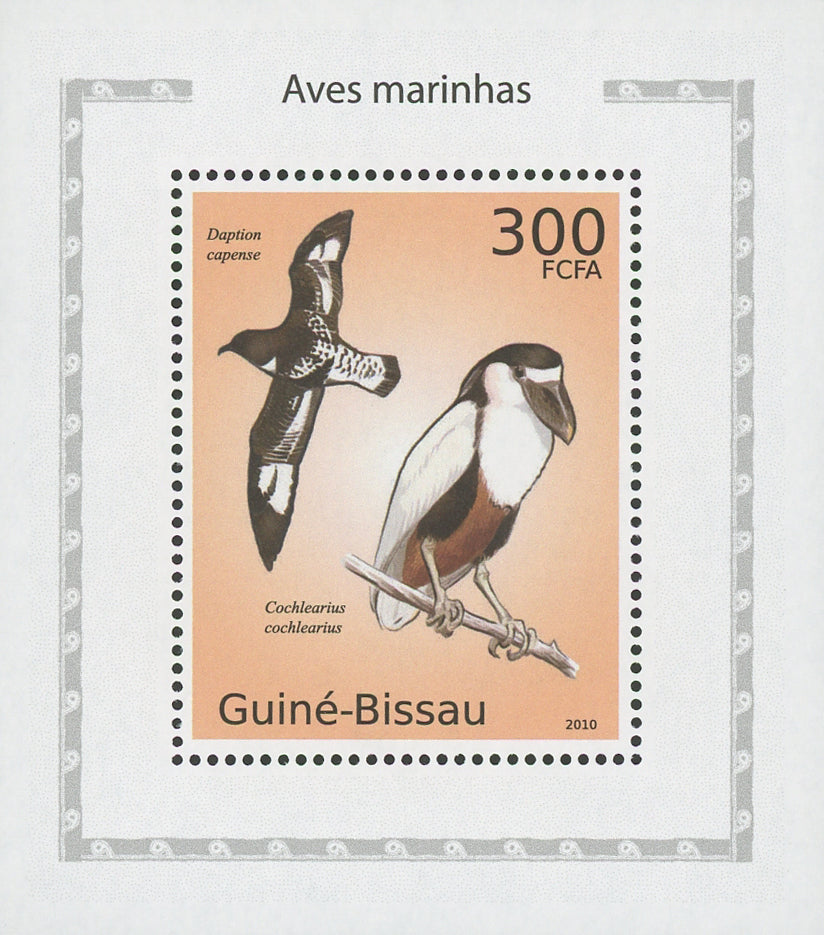 Sea Birds Daption Capense Mini Sov. Sheet MNH