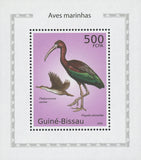 Sea Birds Plegadis Falcinellus Mini Sov. Sheet MNH