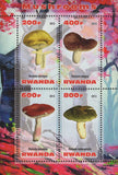 Mushrooms Nature Trees Souvenir Sheet  of 4 Stamps Mint NH