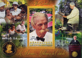 Albert Scheweitzer Humanitarian Philosopher Souvenir Sheet Mint NH
