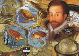 Turtles Sir Francis Drake Ocean Fauna Souvenir Sheet Mint NH