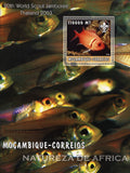 African Nature Fish Marine Fauna Souvenir Sheet Mint NH