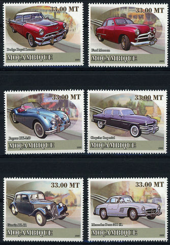Road Transport Antique Cars Automobile Classic Serie Set of 6 Stamps MNH